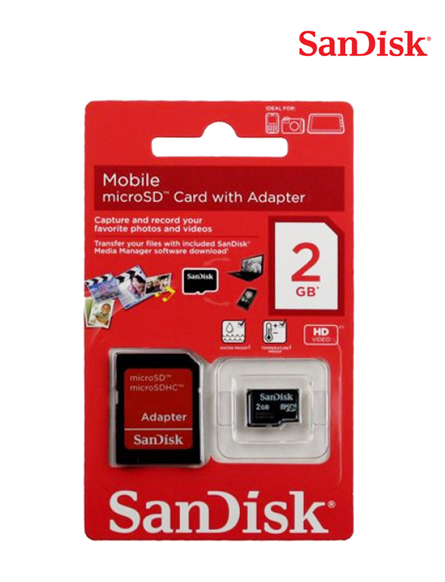 Sandisk 2GB MicroSD Card